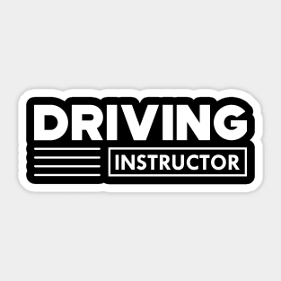 Driving Instructor Sticker